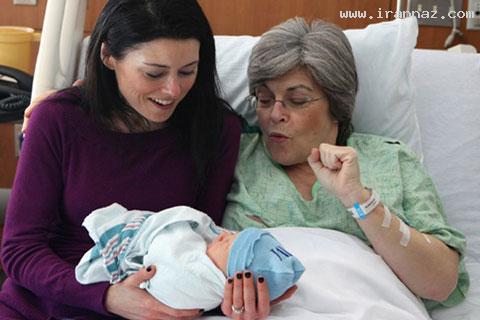 مادربزرگ نوه اش را بجای دخترش به دنیا آورد!! +عکس