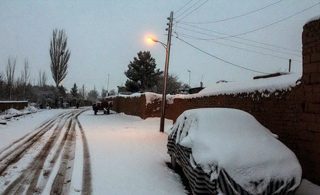 تصاویر زیبا از بارش برف و سرما در کشور