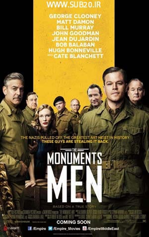 دانلود زیرنویس فارسی فیلمThe Monuments Men 2014