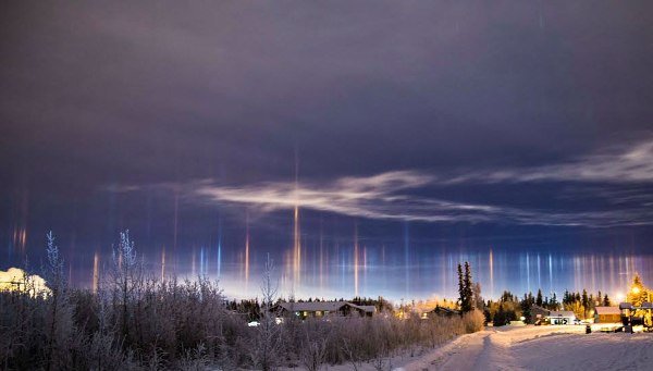 پدیده نادر نجومی در آلاسکا+عکس