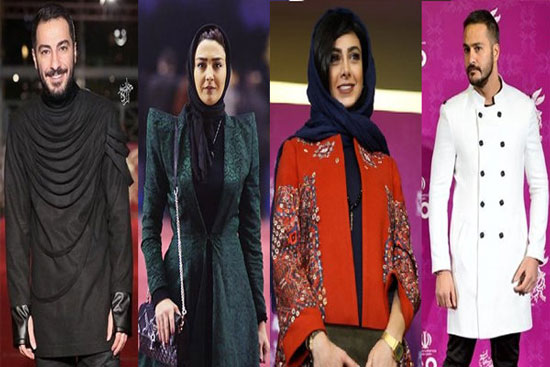 لباس های عجیب بازیگران در جشنواره فجر