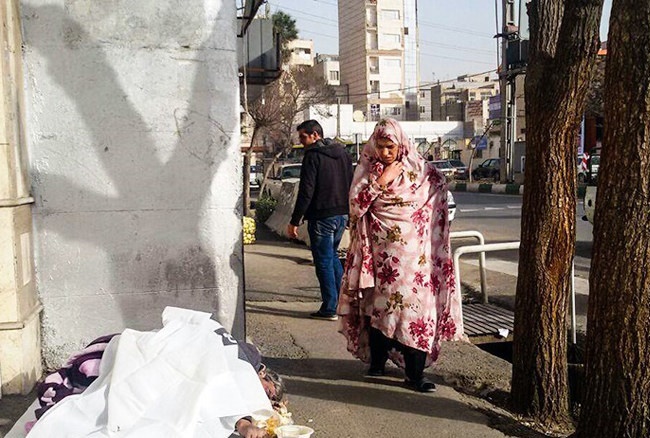 مرگ غم انگیز یک بی خانمان در تهران