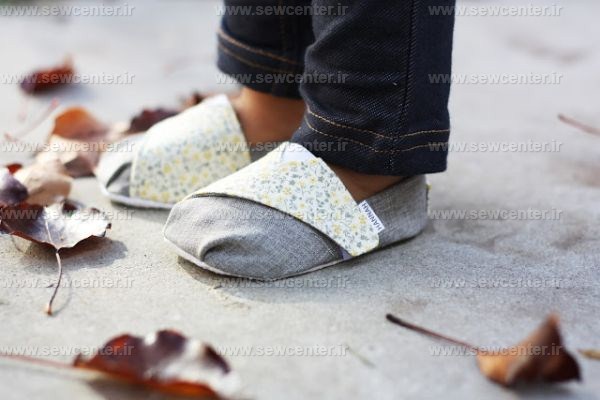 الگو وآموزش دوخت کفش تابستانی برای کودک