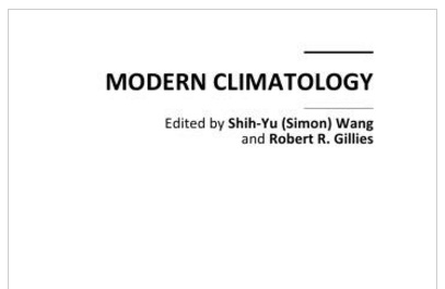 کتاب اقلیم شناسی مدرن (Modern Climatology (Shih-Yu (Simon) Wang 