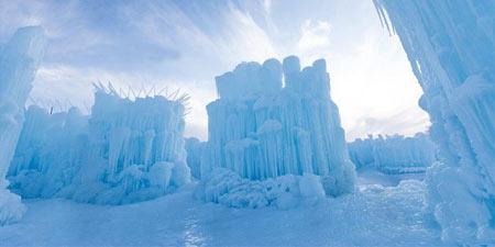 پارک های یخی زمستانی در کانادا+تصاویر 