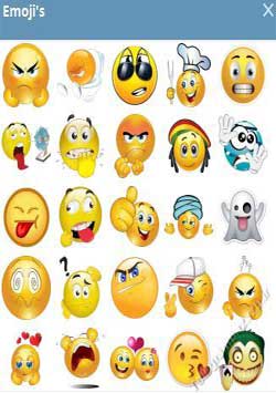 استیکر تلگرام Emoji's