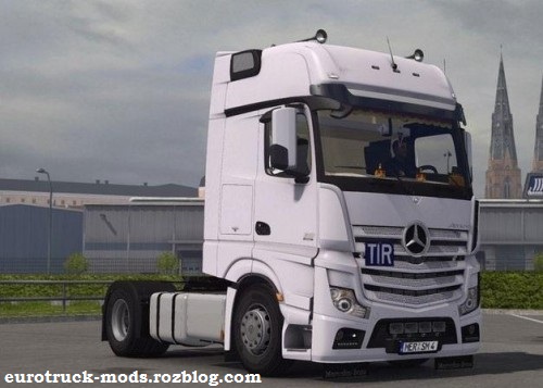 دانلود کامیون بی نظیر مرسدس بنز mp4 برای یورو تراک