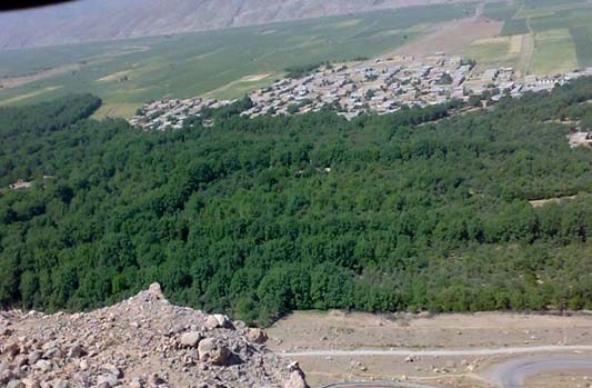 جاذبه های طبیعی و گردشگری فارس: روستای حصار- آبشار حصار
