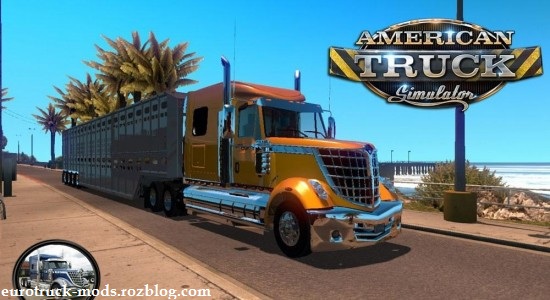 دانلود کامیون زیبای اینترنشال برای american truck simulator