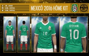 کیت مکزیک در یورو16برایpes2016