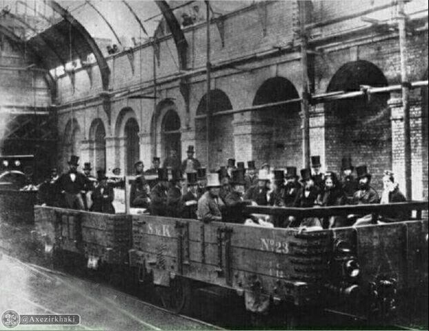 قطار زیرزمینی لندن در ۱۵۰ سال قبل