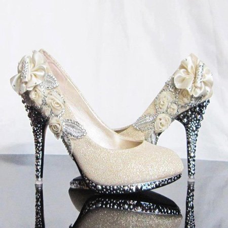 مدل کفش عروس 95 جدید,مدل کفش سفید عروس