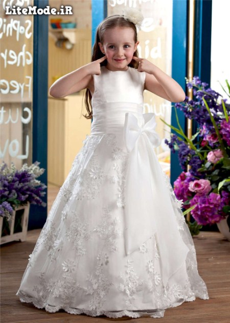 لباس عروس بچه گانه 2016,مدل لباس دخترانه کوچولو