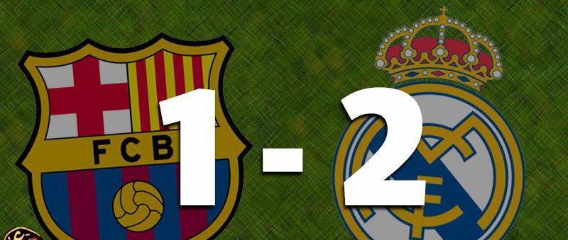 نتیجه نهایی: بارسلونا 1 - رئال مادرید 2