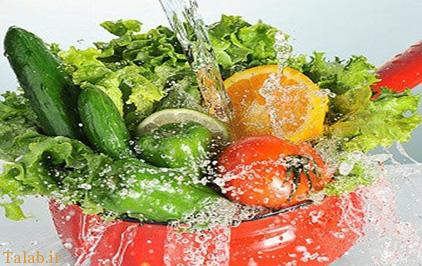 آموزش شستشوی سبزیجات و میوه ها با محلول های خانگی