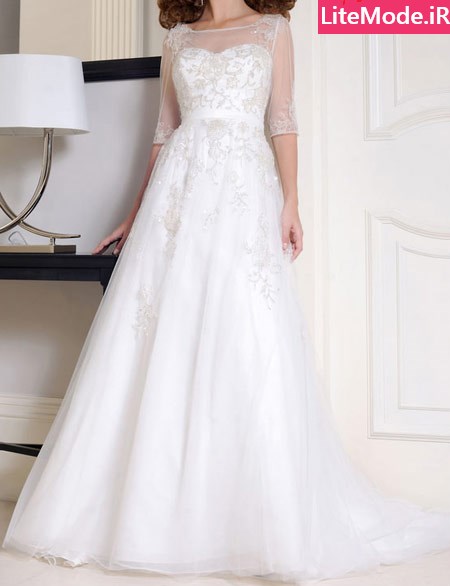 مدل لباس عروس پوشیده,لباس عروس 2016