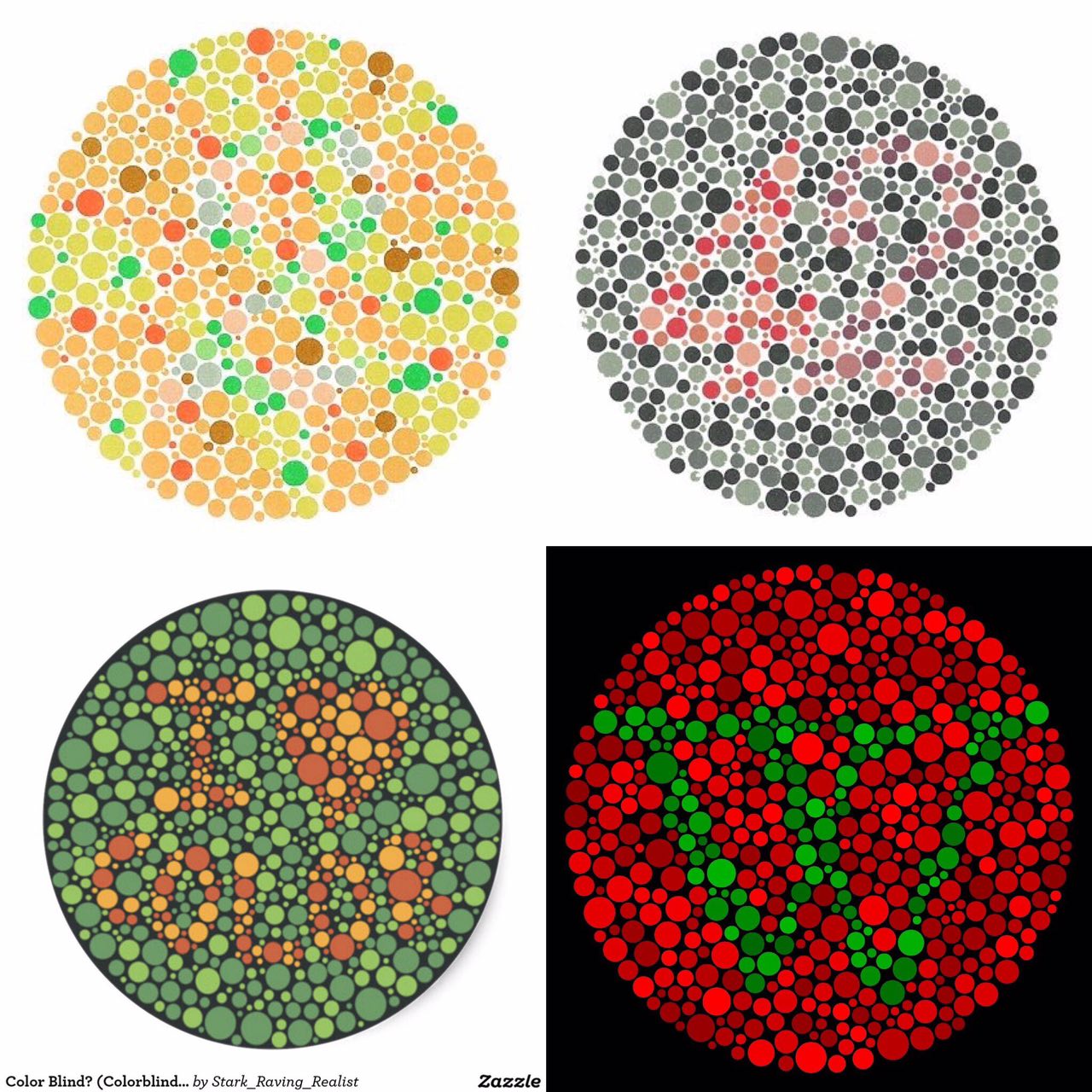عکسی برای تشخیص کور رنگی افراد