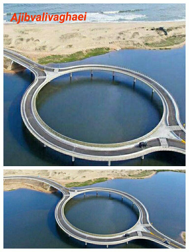 ۱۱ میلیون دلار ساخت این پل در اروگوئه شد تا مسافران کمتر تصادف کنند!  با طراحی منحصر به فرد، مردم برا