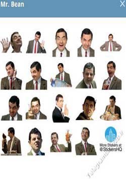 استیکر تلگرام Mr. Bean