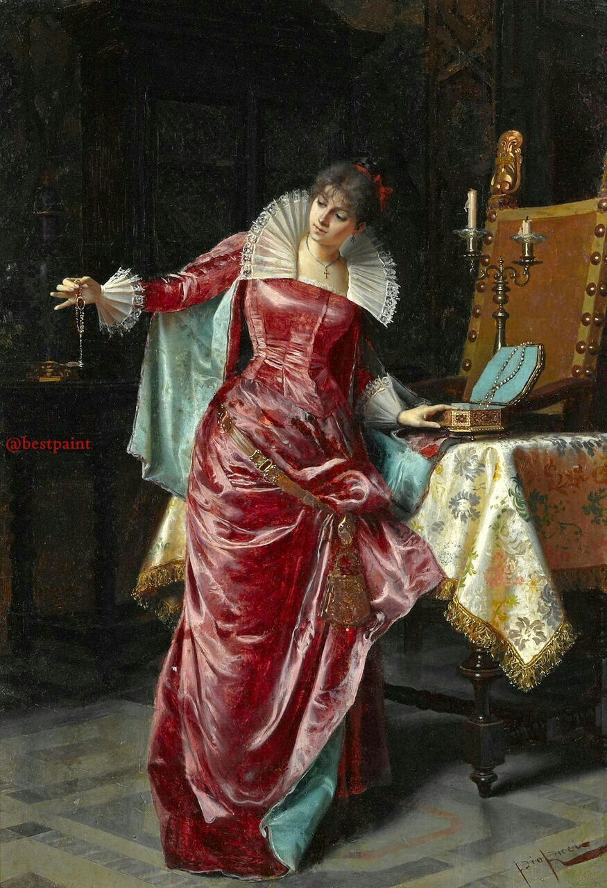 اثر پیو ریکی نقاش ایتالیایی(1919_1850) 
