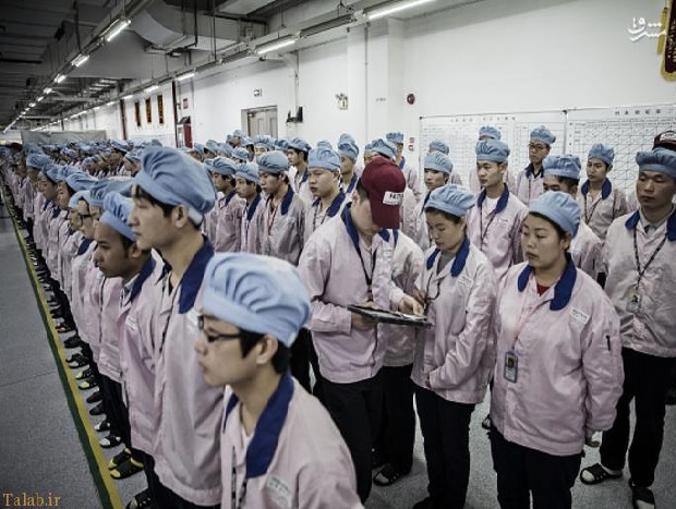 عجیب ترین کارخانه آیفون در چین !+ عکس