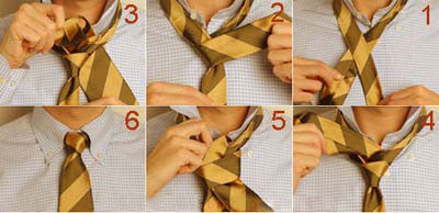 آموزش گره زدن کراوات