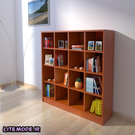 دکور ویترین شیک mdf,مدل شلف ام دی اف,قفسه کتابخانه جدید