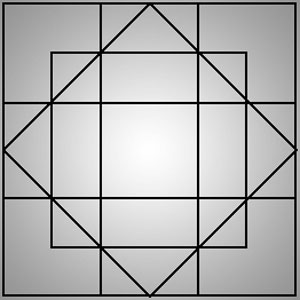 در این تصویر چند مربع وجود دارد؟