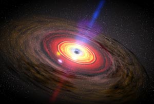 آیا یک سیاهچاله داغ است؟