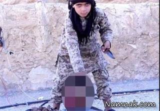مراسم آموزش وحشیگری برای کودکان داعشی! + تصاویر