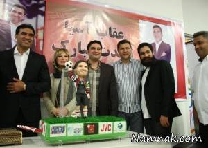 نیوشا ضیغمی و همسرش در جشن تولد احمدرضا عابدزاده + تصاویر