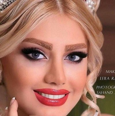 مدل آرایش عروس ایرانی 1395 (عکس) 