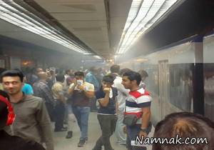 علت دود غلیظ ایستگاه مترو دروازه شمیران مشخص شد