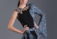 مدل لباس زنانه ترمه طراح ایرانی Kourosh Fashion