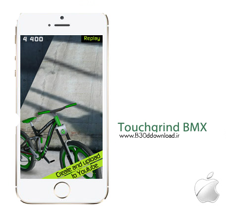 بازی دوچرخه سواری Touchgrind BMX v1.5.2 مخصوص آیفون ، آیپد و آیپاد