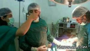 افطار کردن پزشک در حین انجام جراحی + عکس