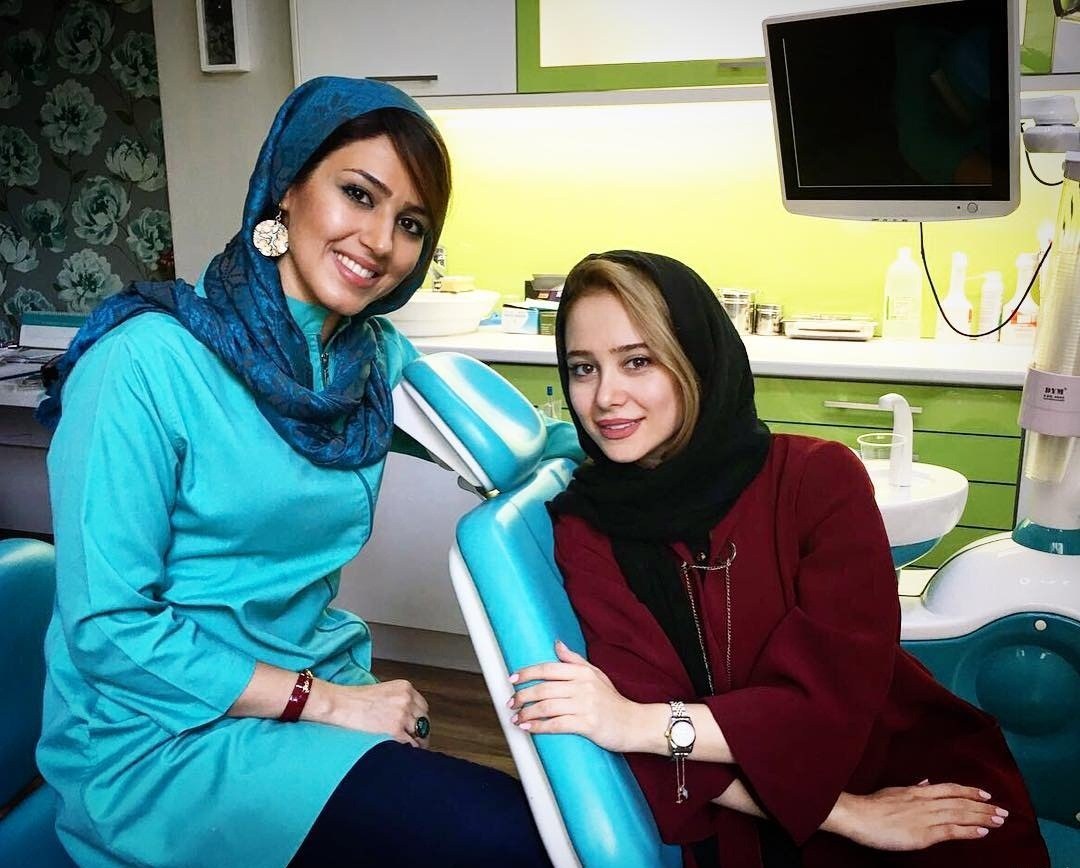 عکس الناز حبیبی در داندان پزشکی ، الناز حبیبی و داندان پزشکش