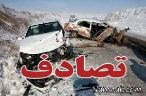 تصادف مرگبار هیوندا سانتافه در جنوب ایران + عکس