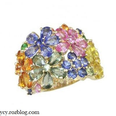 مدل انگشترهای زیبای نگین دار مارک effy jewelry