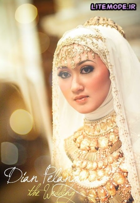 مدل های لباس عروس با حجاب اسلامی 2016 