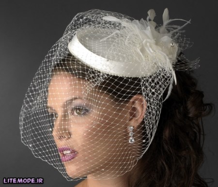 مدل هایی کلاه عروس 95,مدل کلاه عروس اروپایی,مدل تور و کلاه عروس