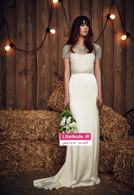 لباس عروس آستین کوتاه ,مدل لباس عروس اروپایی 95,مدل لباس عروس 2017 
