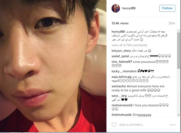  henry عضو Super Junior با ایرانیا فارسی صحبت کرد 
