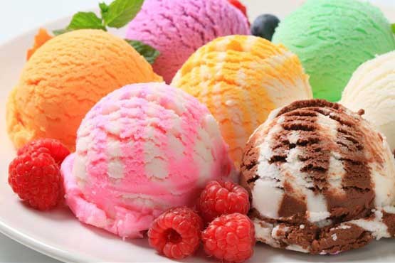 بستنی وانیلی