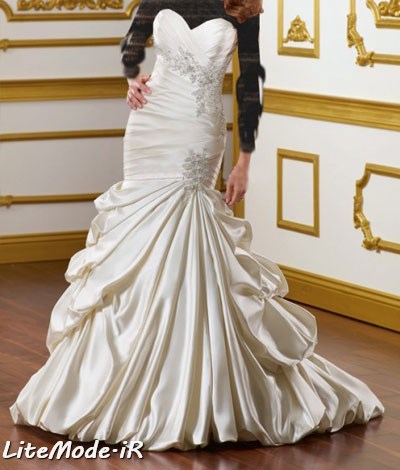 مدل لباس عروس زیبا ۹۵,مدل لباس عروس سفید ,لباس عروس پفی ۹۵