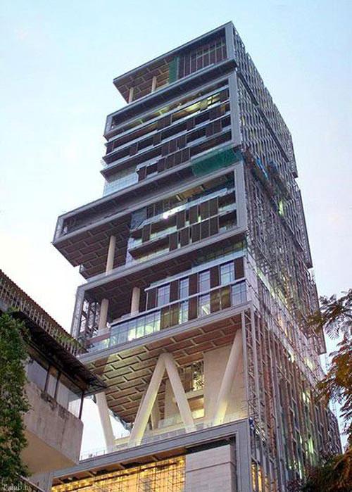 آپارتمان شخصی این ثروتمند هندی 27 طبقه دارد
