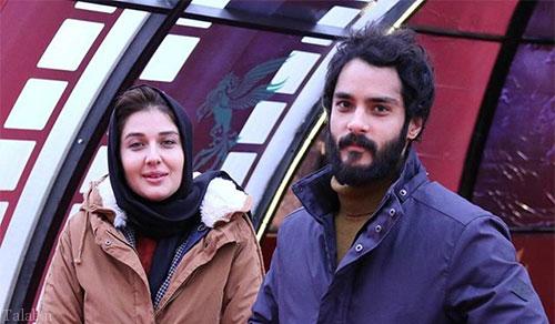 تصویری از بازیگر معروف ایرانی به همراه همسر فرانسوی اش