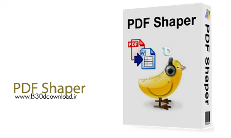 نرم افزار تبدیل PDF به فرمت های متنی PDF Shaper 3.5