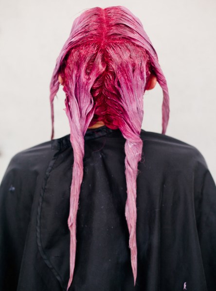 مدل رنگ موی 2017,آموزش تصویی رنگ کردن مو,هایلایت مو صورتی, رنگ موی صورتی سال 1395