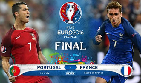 دانلود مسابقه فینال یورو 2016 بین تیم های پرتغال و فرانسه